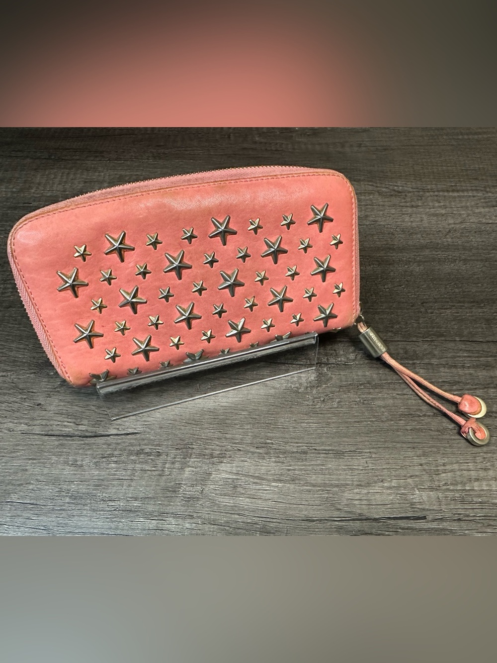 Jimmy Choo "Filipa" Zip-Around Long Wallet